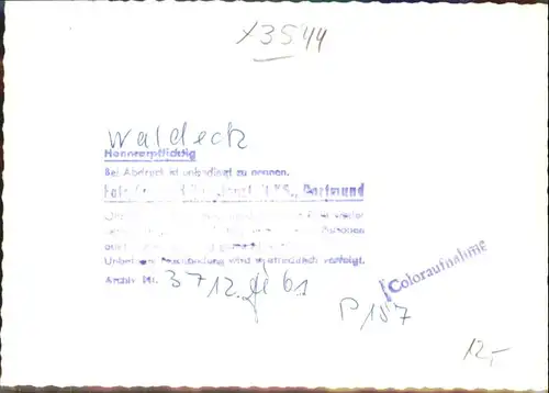 Waldeck Edersee Waldeck Waldeck Fliegeraufnahme * / Waldeck /Waldeck-Frankenberg LKR
