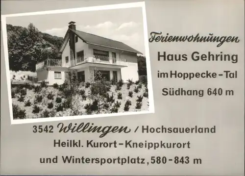 Willingen Sauerland Haus Gehring *