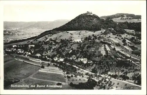 Bechtersbohl Fliegeraufnahme Ruine Kuessaburg *