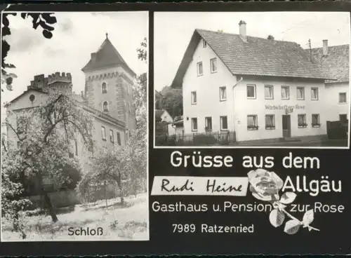 Ratzenried Schloss Gasthaus Pension zur Rose *
