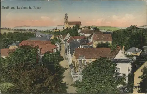 Leuben-Schleinitz Leuben-Schleinitz bei Riesa Kirche  x / Leuben-Schleinitz /Meissen LKR