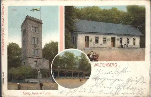 Niederneukirch Niederneukirch [Stempelabschlag] Valtenberg Koenig Johann Turm x / Neukirch Lausitz /Bautzen LKR