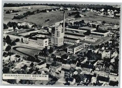 St Ingbert Fliegeraufnahme Brauerei Becker *