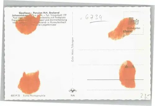 Johanniskreuz Gasthaus Pension Braband *