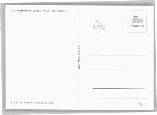 Herxheim Pfalz Marktstrasse *