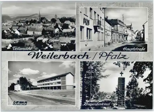 Weilerbach Hauptstrasse Kreiger Denkmal  *