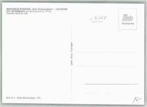 Steinbach Donnersberg Gasthaus Pension Zum Donnersberg *