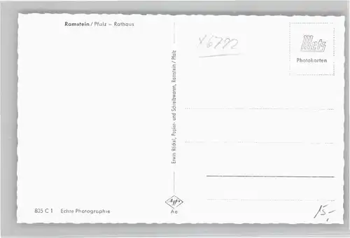 Ramstein-Miesenbach Ramstein Rathaus * / Ramstein-Miesenbach /Kaiserslautern LKR
