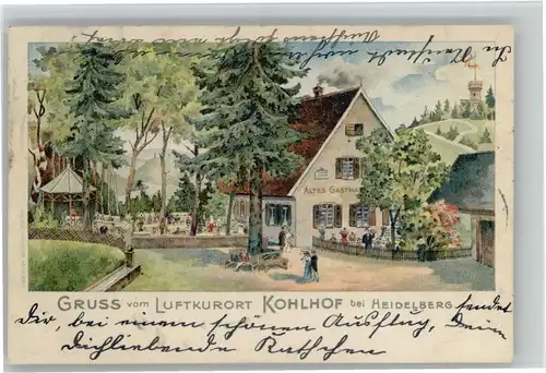 Kohlhof Heidelberg Altes Gasthaus x