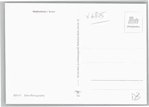 Heddesheim Baden  / Heddesheim /Heidelberg Stadtkreis