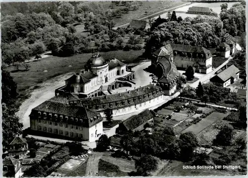 Schloss Solitude Fliegeraufnahme  *