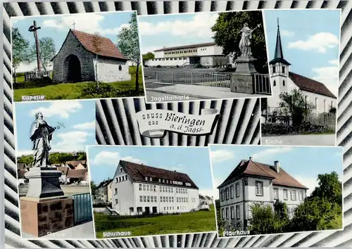 Bieringen Schoental Kapelle Jagsttalhalle Kirche Statue Schule Pfarrhaus *