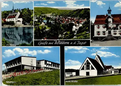 Widdern Kirche Rathaus Schule *