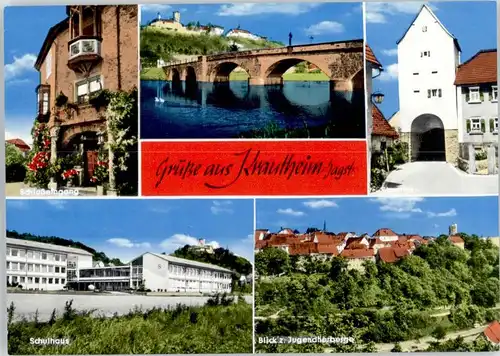 Krautheim Jagst Schloss Stadttor Schule *