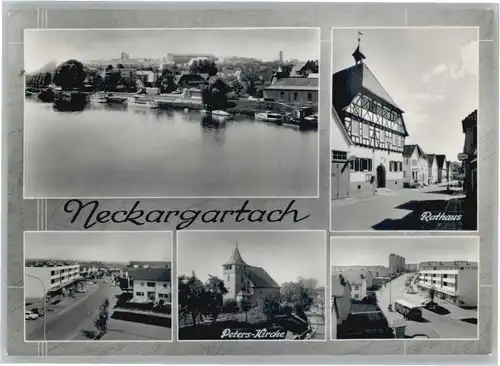 Neckargartach Rathaus Peters Kirche *