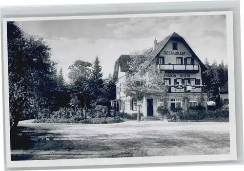 Zwieselberg Freudenstadt Zwieselberg Freudenstadt Restaurant Cafe Pension Villa Berta  * / Freudenstadt /Freudenstadt LKR