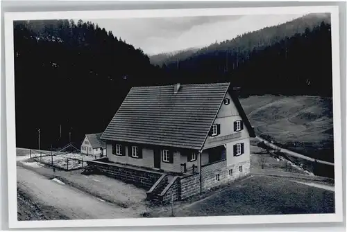 Hinterlangenbach Baiersbronn Waldarbeiter-Schulungslager *