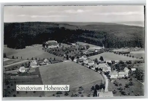 Hohenrodt Fliegeraufnahme Sanatorium *