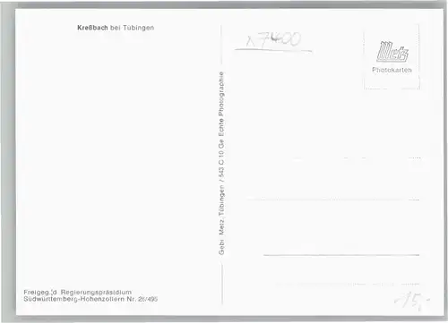 Kressbach Tuebingen Fliegeraufnahme *