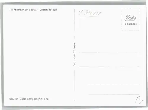 Rossdorf Nuertingen  *