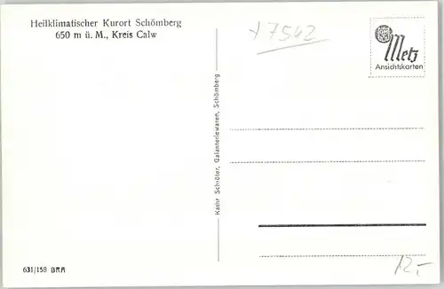 Schoemberg Schwarzwald Neuenbuerg  *