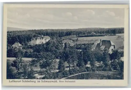 Schoemberg Schwarzwald Neuenbuerg Heilanstalt *