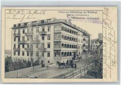 Schoemberg Schwarzwald Neuenbuerg Heilanstalt x