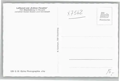 Staufenberg Gernsbach  *