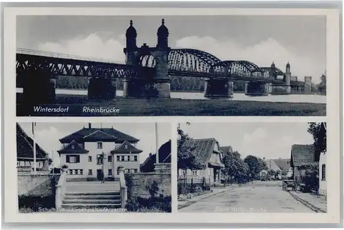 Wintersdorf Rheinbruecke  *
