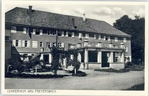 Bad Freyersbach Lehrerheim *