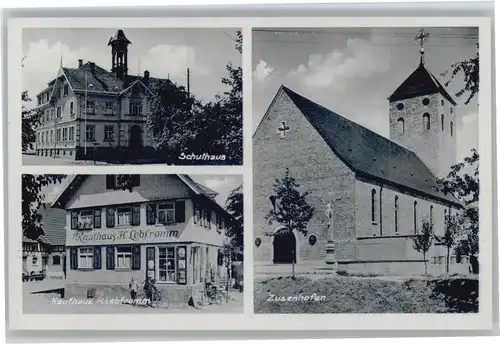 Zusenhofen Zusenhofen Schule Kaufhaus Lebfromm * / Oberkirch /Ortenaukreis LKR