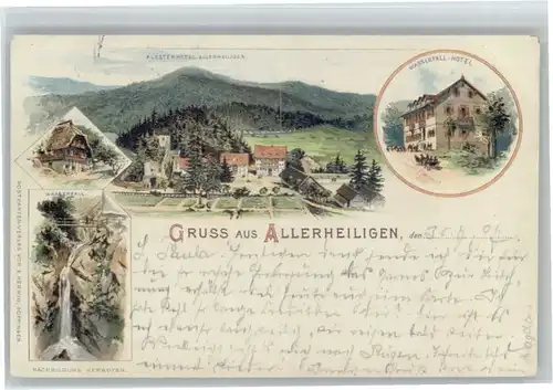 Allerheiligen Oppenau Allerheiligen Hotel Wasserfall Kloster Hotel Allerheiligen x / Oppenau /Ortenaukreis LKR