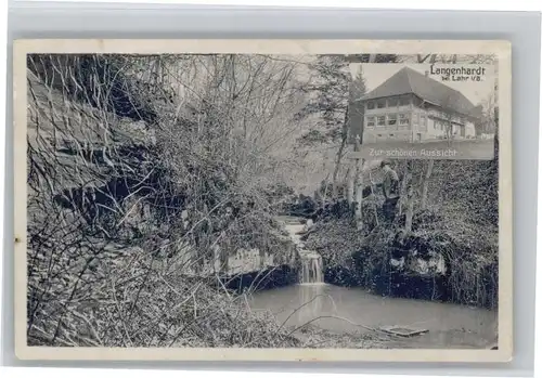 Langenhard Langenhard Gasthaus zur schoenen Aussicht x / Lahr /Ortenaukreis LKR