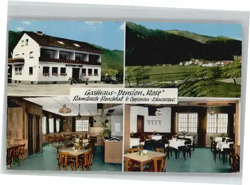 Ramsbach Oppenau Gasthaus Pension Rose x