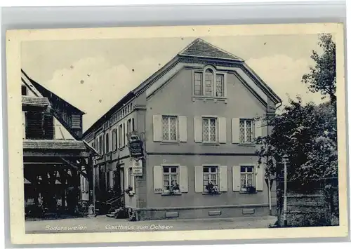 Bodersweier Bodersweier Gasthaus Zum Ochsen * / Kehl /Ortenaukreis LKR