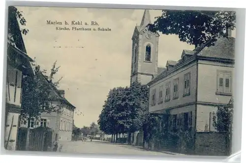 Marlen Kirche Pfarrhaus Schule  x