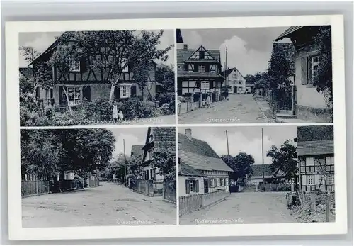 Zierolshofen Zierolshofen Handlung Walz Griesenstrasse Bodersweiererstrasse Clausenstrasse * / Kehl /Ortenaukreis LKR