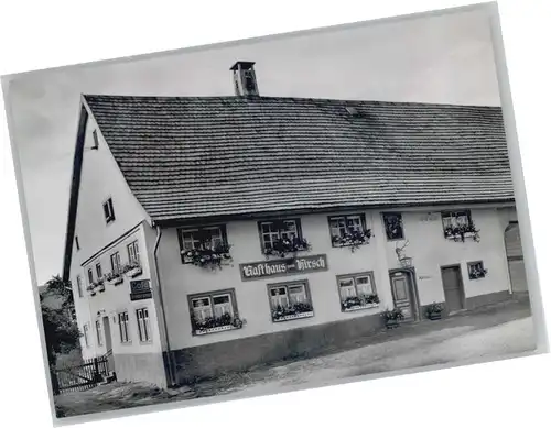 Moenchweiler Gasthaus Cafe zum Hirsch *