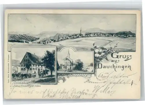 Dauchingen Gasthaus zur Germania x