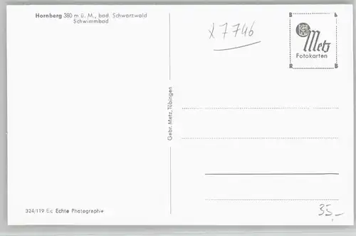 Hornberg Schwarzwald Ortenaukreis Schwimmbad * / Hornberg /Ortenaukreis LKR