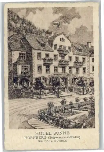 Hornberg Schwarzwald Ortenaukreis Hotel Sonne *