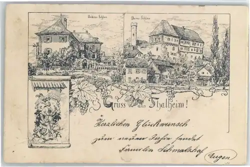 Thalheim Leibertingen Unteres Schloss Oberes Schloss x