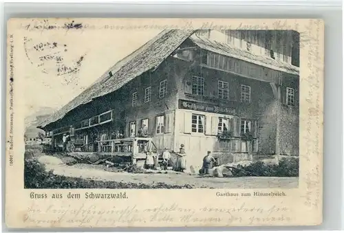 Hoellental Schwarzwald Gasthaus zum Himmelreich x