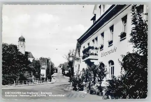 Kirchhofen Breisgau Kirchhofen Gasthaus zur Sonne Winzerstube x