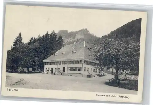 Hoellental Schwarzwald Hoellental Schwarzwald Gasthaus zum Adler x / Buchenbach /Breisgau-Hochschwarzwald LKR