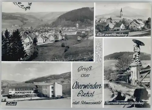 Oberwinden Elztal Narrenbrunnen Hoernleberg Schule  x