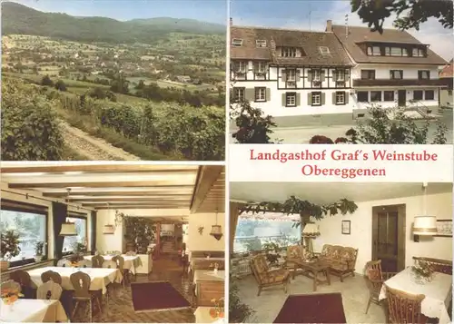 Obereggenen Landgasthof Grafs Weinstube x