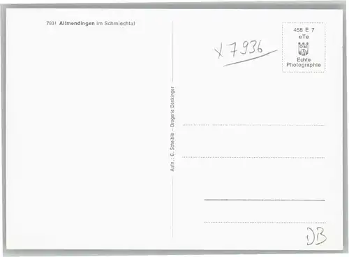 Allmendingen Wuerttemberg  / Allmendingen /Alb-Donau-Kreis LKR