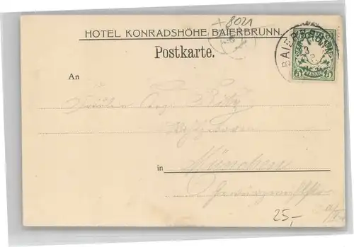 Baierbrunn Hotel Konradshoehe x