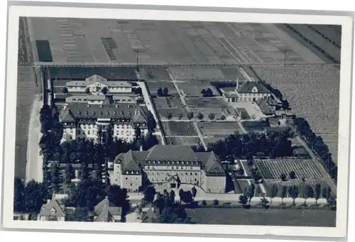 Nymphenburg Fliegeraufnahme Krankenhaus vom Dritten Orden *